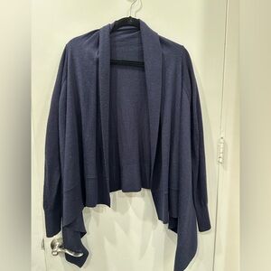H&M Navy Open Front Cardigan Size OS